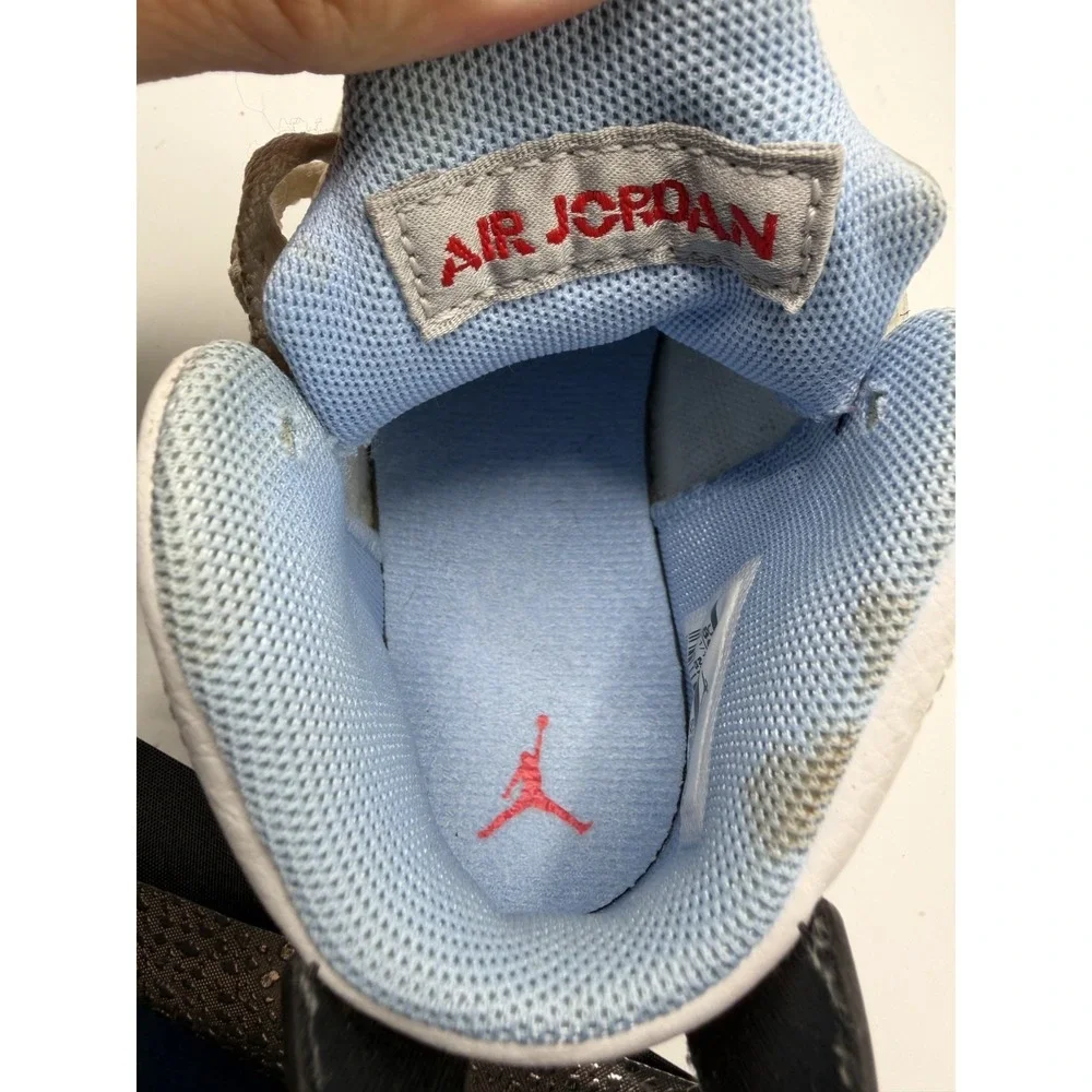 Jordan‎ Son of Mars White Blue 512244-109 Toddler Size 8C Pre-Owned No Box